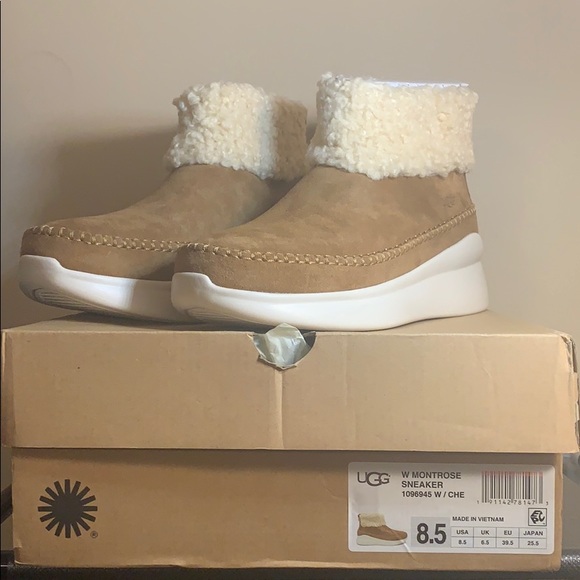 ugg montrose suede sneakers